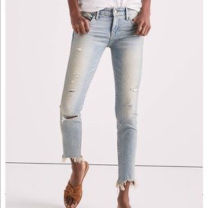 NWT Lucky Stella skinny distressed jeans size 28/6